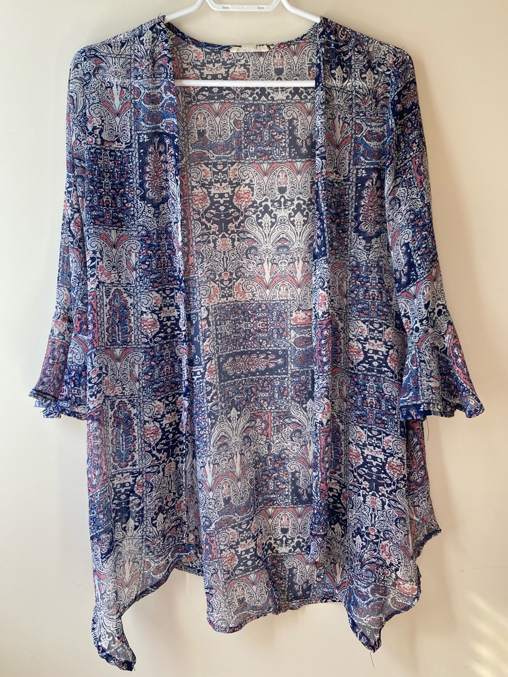 Warehouse One Paisley Kimono Cardigan